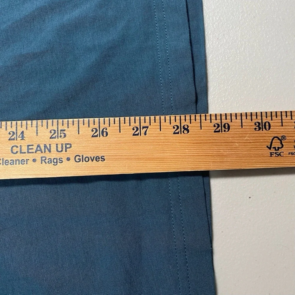 Criquet Top Shelf Players Shirt Polo L Mens S/S Golf Dark Turquoise - Picture 5 of 8